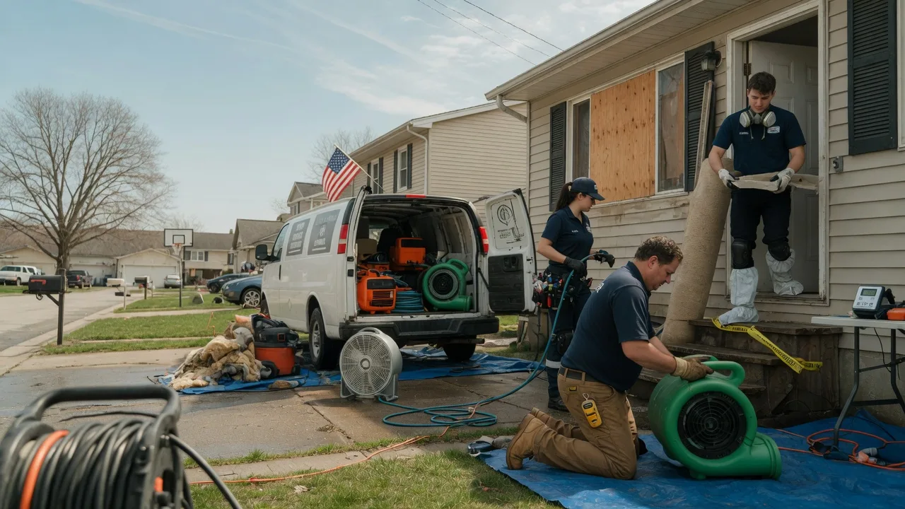 Water Damage Restoration in Bloomfield, IN near me